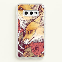 Red Fox Bloom  -  Phone Case for Galaxy S10e