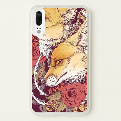 Red Fox Bloom  -  Phone Case for Huawei P20