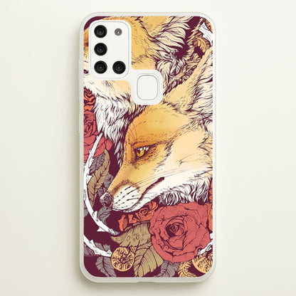 Red Fox Bloom  -  Phone Case for Galaxy A21s