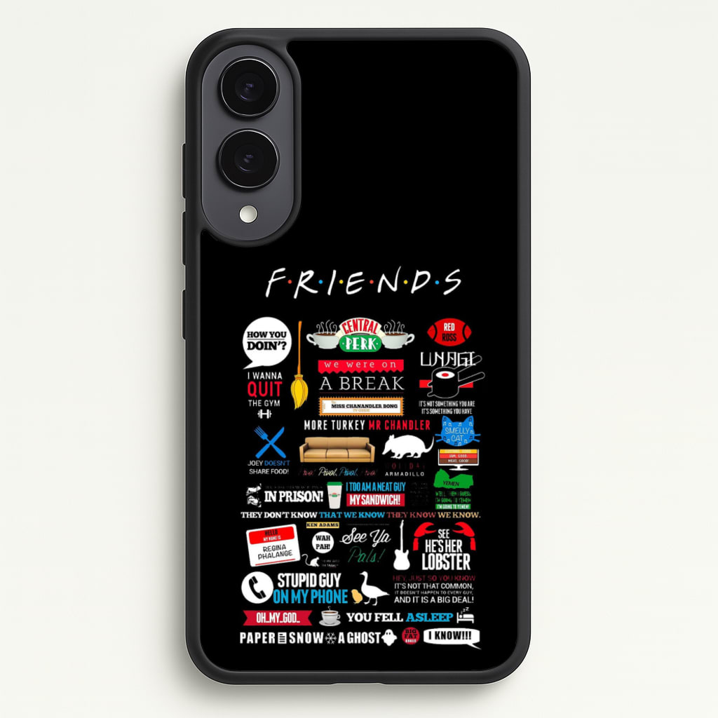 All The Quotes  - Friends Phone Case for Galaxy S25 Edge