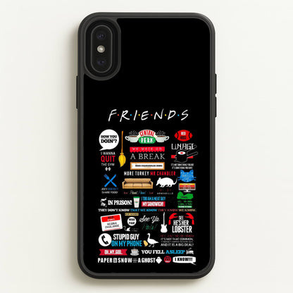 All The Quotes  - Friends Phone Case for iPhone XS Max