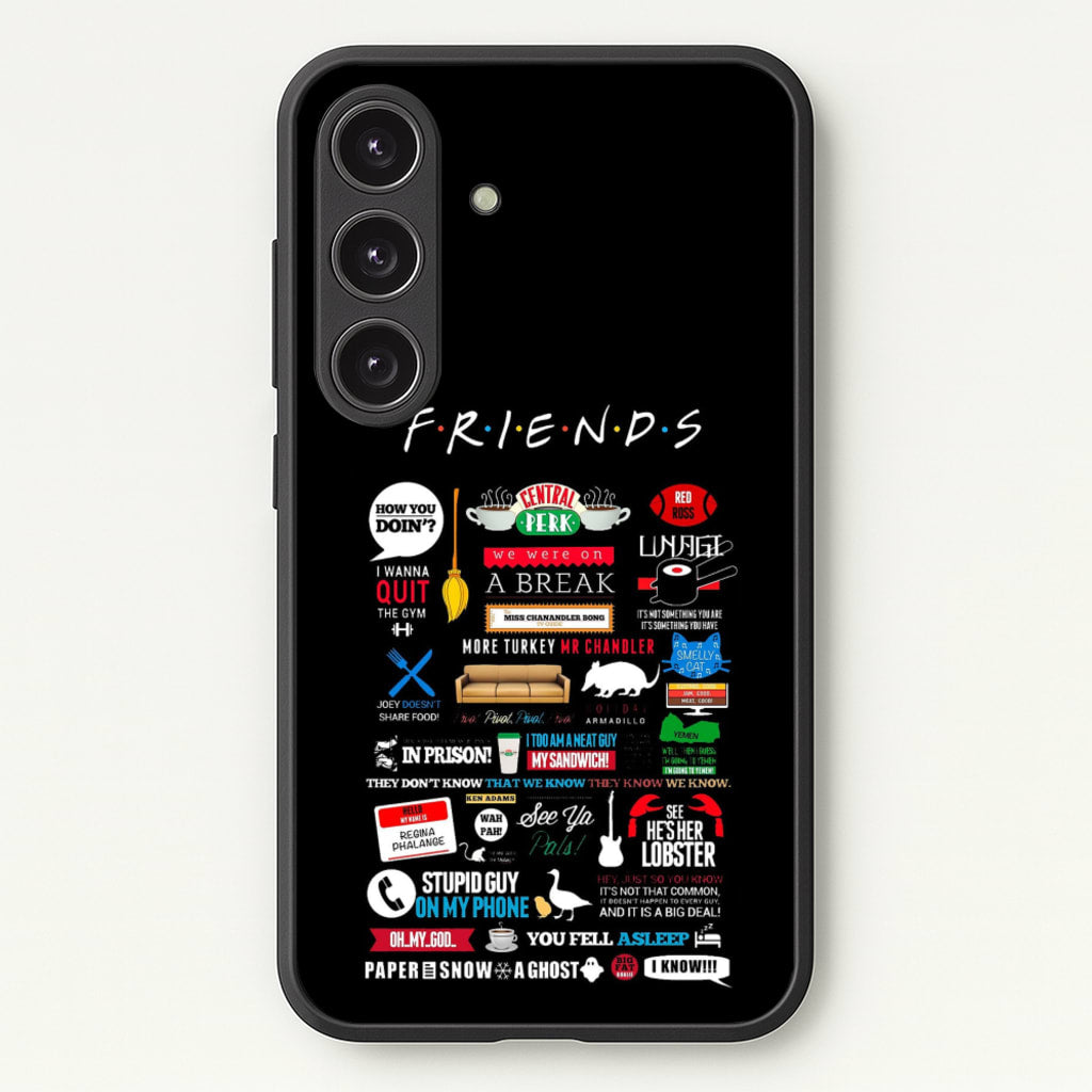 All The Quotes  - Friends Phone Case for Galaxy S24 Plus