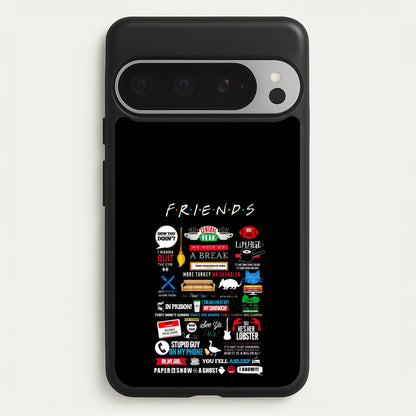 All The Quotes  - Friends Phone Case for Google Pixel 9 Pro XL
