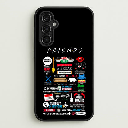 All The Quotes  - Friends Phone Case for Galaxy A14