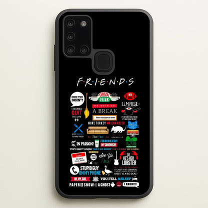 All The Quotes  - Friends Phone Case for Galaxy A21s