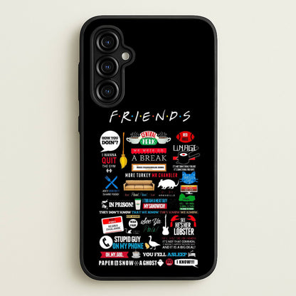 All The Quotes  - Friends Phone Case for Galaxy A54
