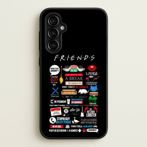 All The Quotes  - Friends Phone Case for Galaxy A54