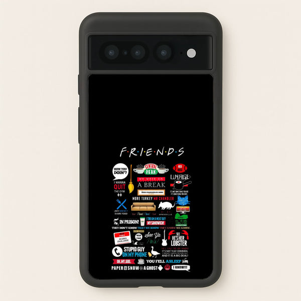 All The Quotes  - Friends Phone Case for Google Pixel 7 Pro