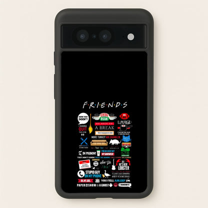 All The Quotes  - Friends Phone Case for Google Pixel 8