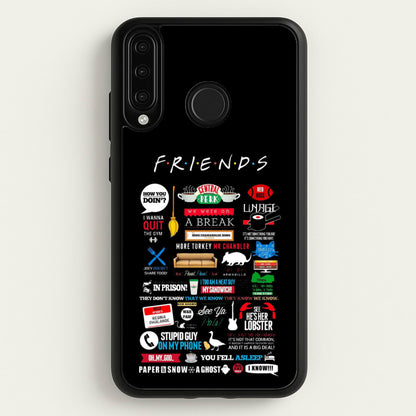 All The Quotes  - Friends Phone Case for Huawei P30 Lite