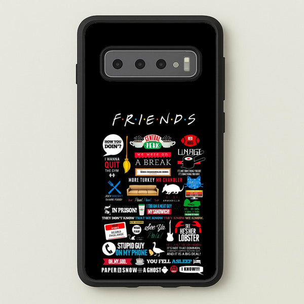 All The Quotes  - Friends Phone Case for Galaxy S10 Plus