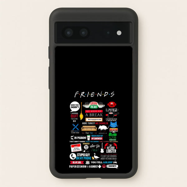 All The Quotes  - Friends Phone Case for Google Pixel 7