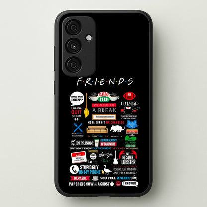 All The Quotes  - Friends Phone Case for Galaxy A35