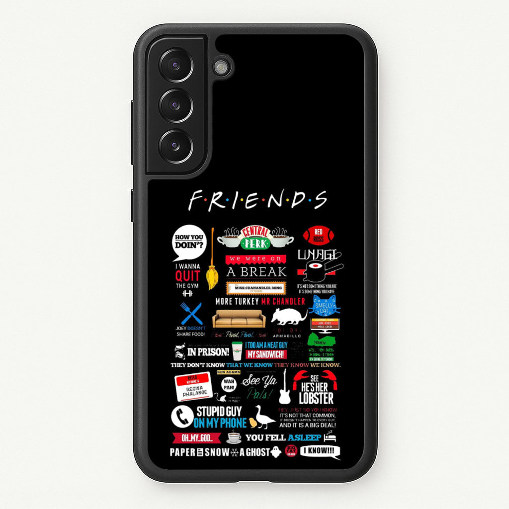 All The Quotes  - Friends Phone Case for Galaxy S21 Plus
