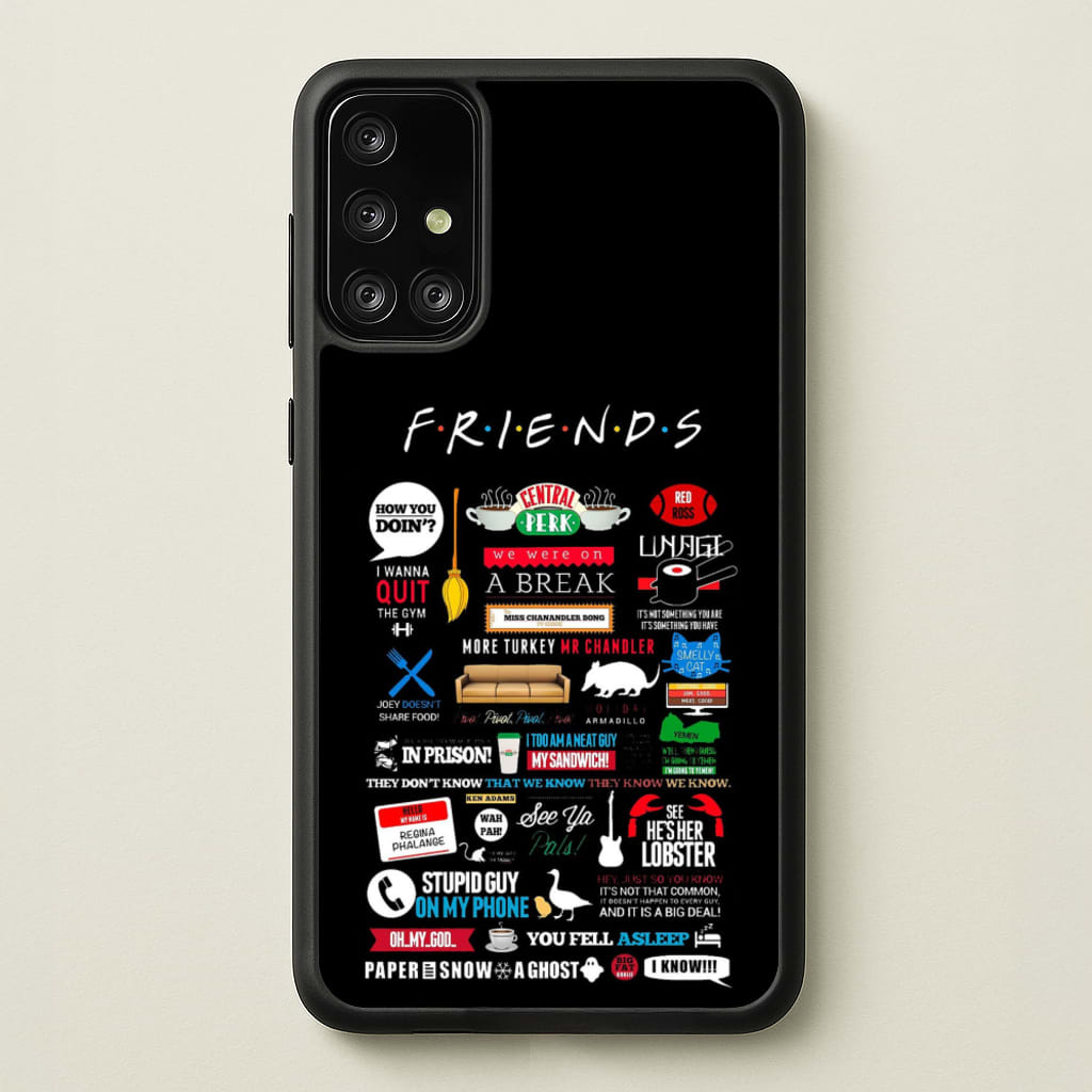 All The Quotes  - Friends Phone Case for Galaxy A71
