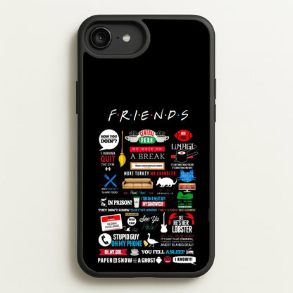 All The Quotes  - Friends Phone Case for iPhone 6 Plus / 7 Plus / 8 Plus