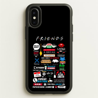 All The Quotes  - Friends Phone Case for iPhone X / XS