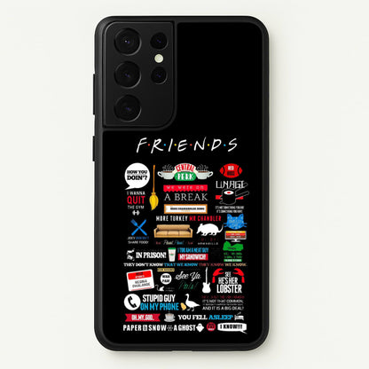 All The Quotes  - Friends Phone Case for Galaxy S21 Ultra