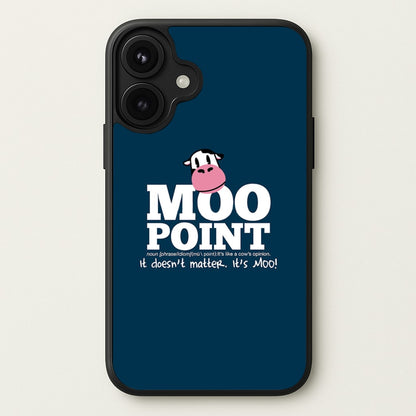 A Moo Point Phone Case for iPhone 17