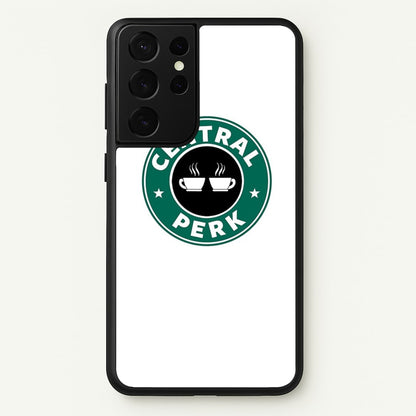 Central Perk - Coffee Logo  - Coffee Phone Case for Galaxy S21 Ultra
