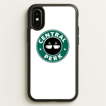 Central Perk - Coffee Logo  - Coffee Phone Case for iPhone X / XS