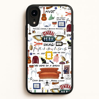 Friends Collage  - Friends Phone Case for iPhone XR