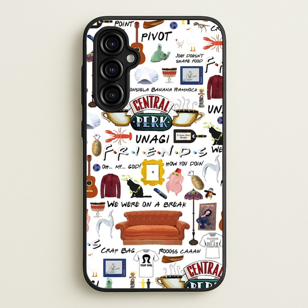 Friends Collage  - Friends Phone Case for Galaxy A54