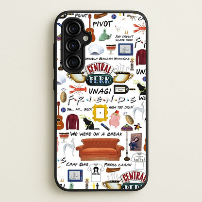 Friends Collage  - Friends Phone Case for Galaxy A54