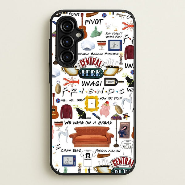 Friends Collage  - Friends Phone Case for Galaxy A54