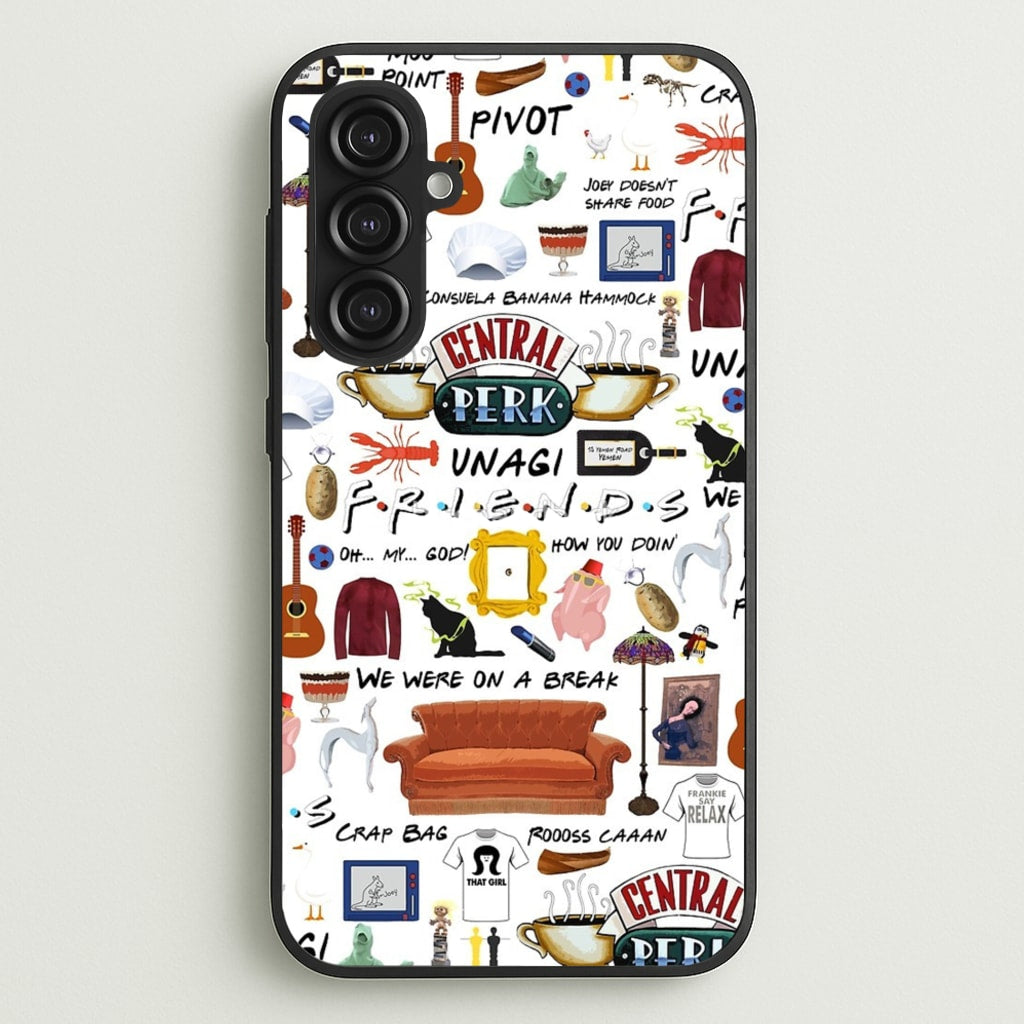 Friends Collage  - Friends Phone Case for Galaxy S23FE