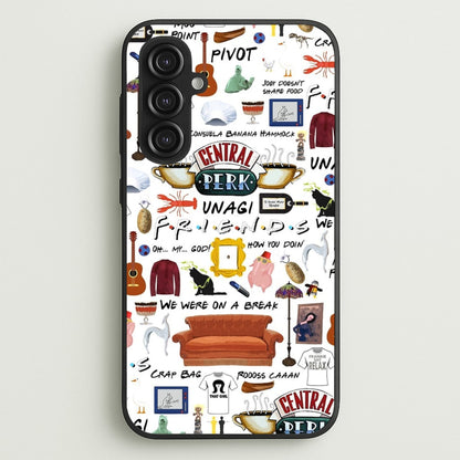 Friends Collage  - Friends Phone Case for Galaxy S23FE