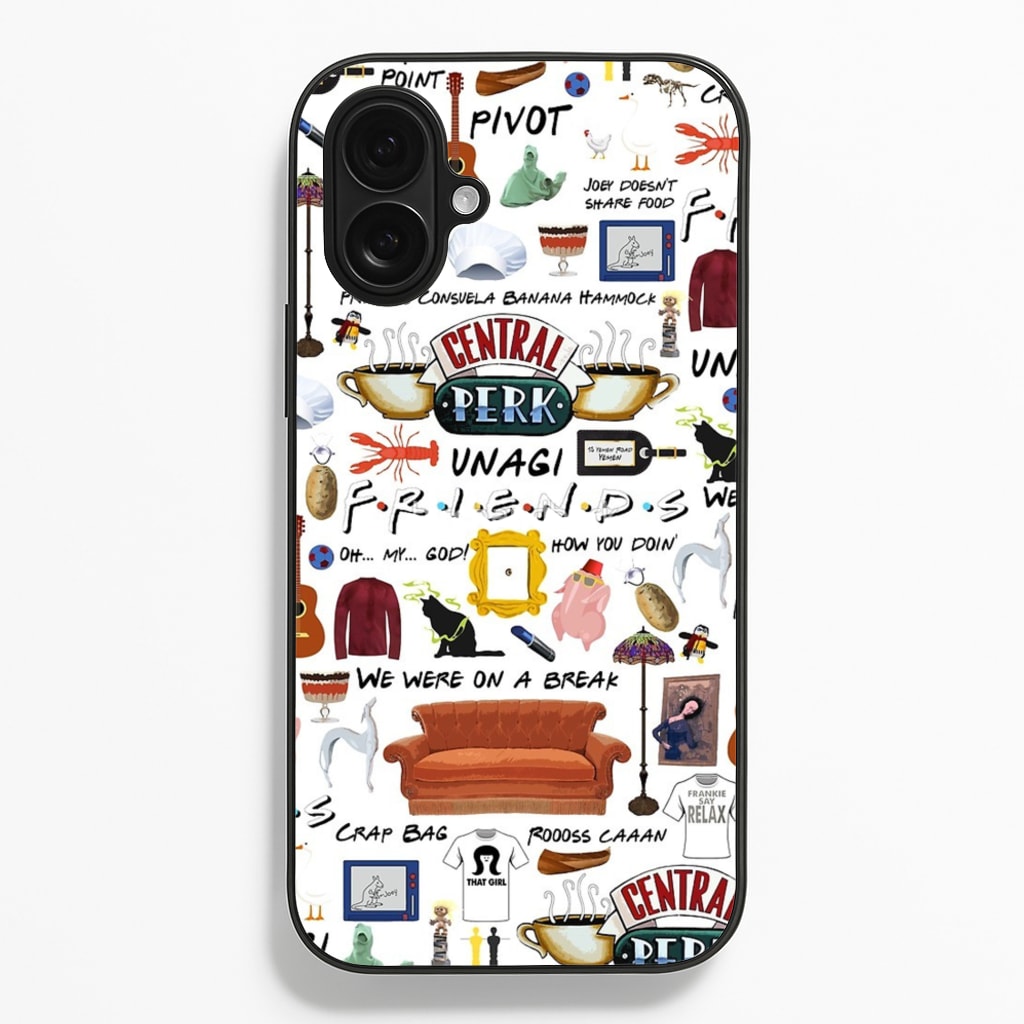 Friends Collage  - Friends Phone Case for iPhone 16 Plus