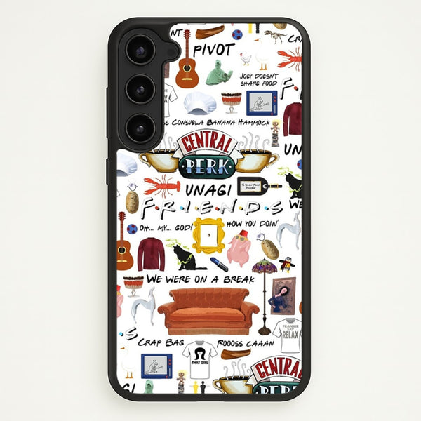 Friends Collage  - Friends Phone Case for Galaxy S23