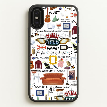 Friends Collage  - Friends Phone Case for iPhone XS Max
