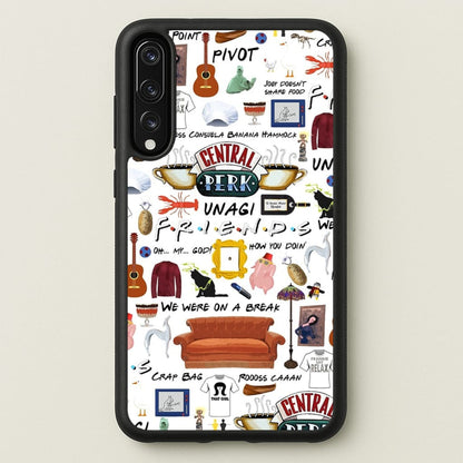 Friends Collage  - Friends Phone Case for Huawei P20 Pro