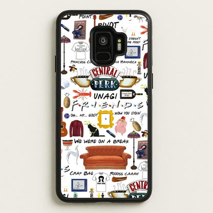 Friends Collage  - Friends Phone Case for Galaxy S9