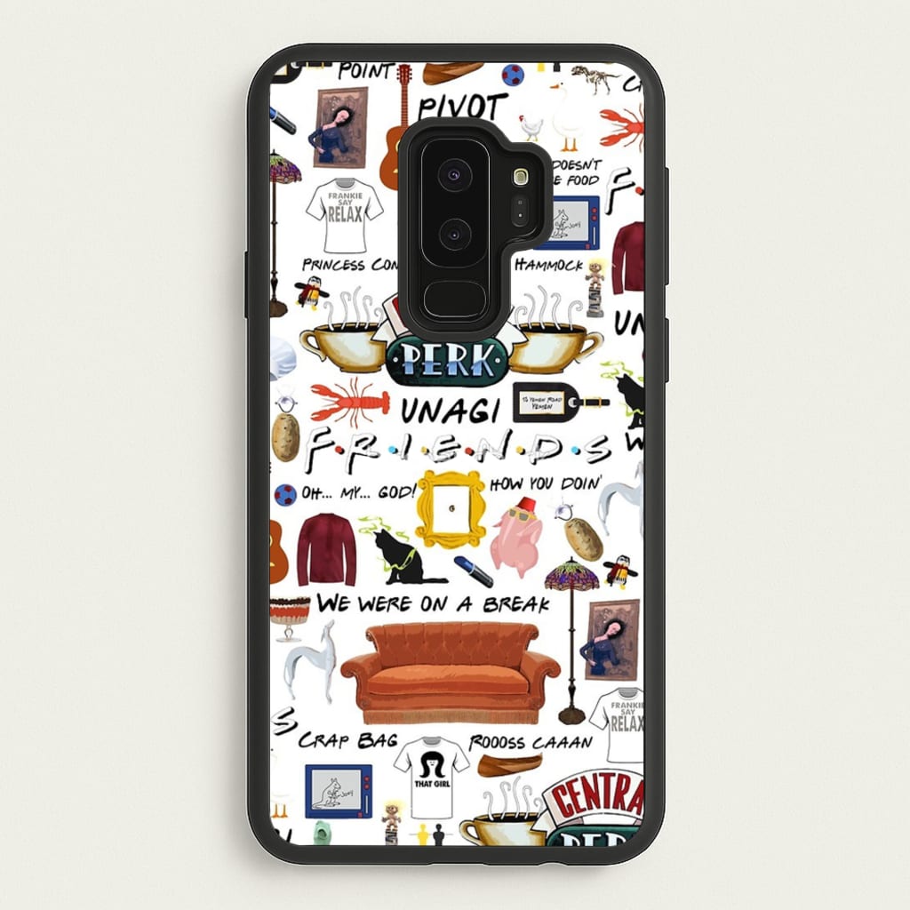 Friends Collage  - Friends Phone Case for Galaxy S9 Plus