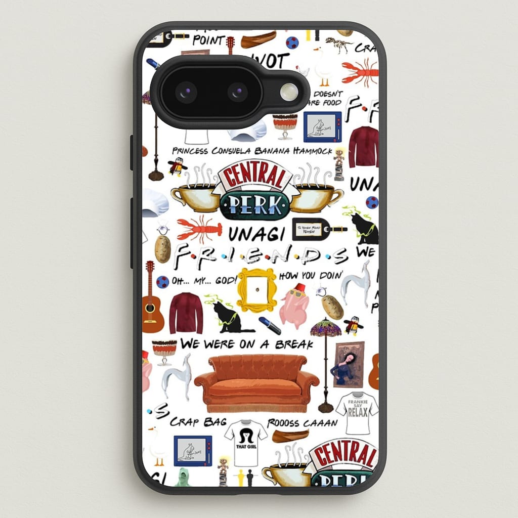Friends Collage  - Friends Phone Case for Google Pixel 9a