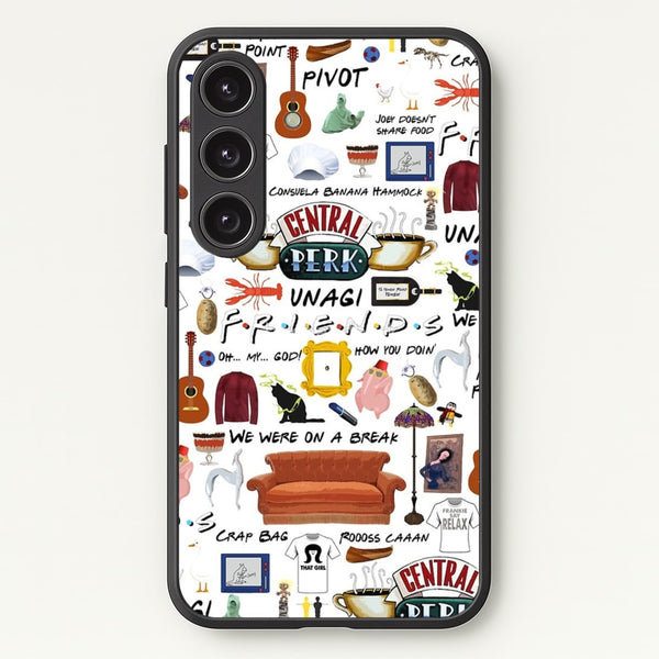 Friends Collage  - Friends Phone Case for Galaxy S24 Plus