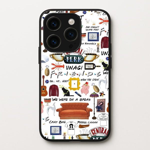 Friends Collage  - Friends Phone Case for iPhone 15 Pro