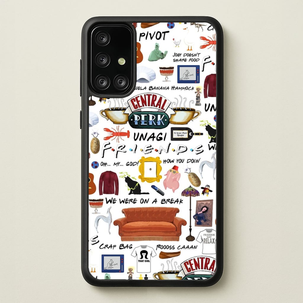 Friends Collage  - Friends Phone Case for Galaxy A71