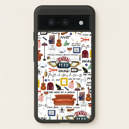 Friends Collage  - Friends Phone Case for Google Pixel 8