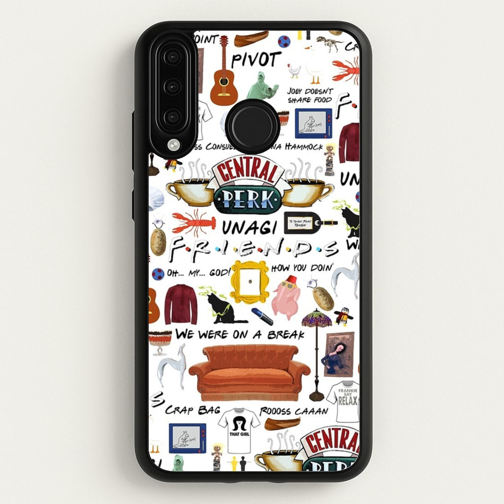 Friends Collage  - Friends Phone Case for Huawei P30 Lite