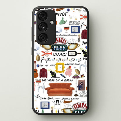 Friends Collage  - Friends Phone Case for Galaxy A35
