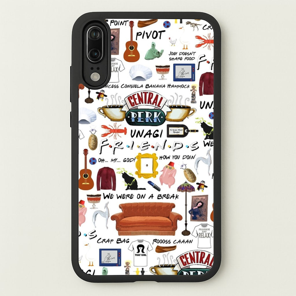 Friends Collage  - Friends Phone Case for Huawei P20