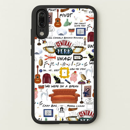 Friends Collage  - Friends Phone Case for Huawei P20