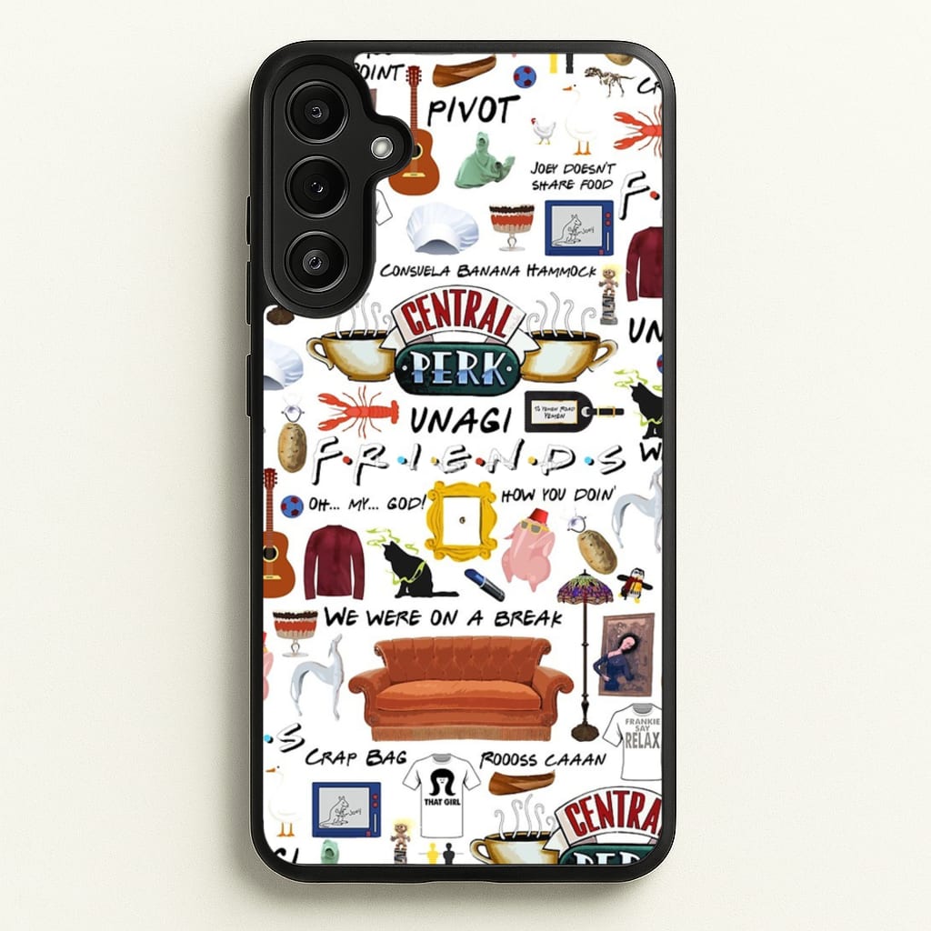 Friends Collage  - Friends Phone Case for Galaxy A34