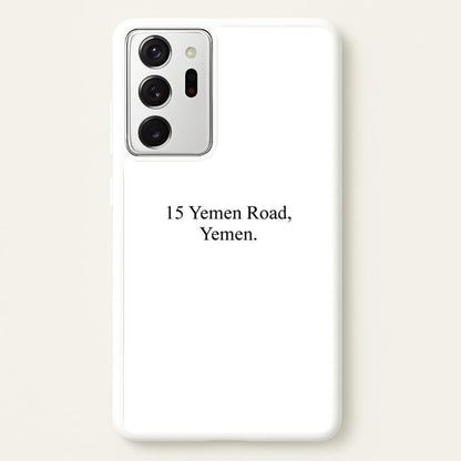 15 Yemen Road, Yemen  - Friends Phone Case for Galaxy Note 20 Ultra