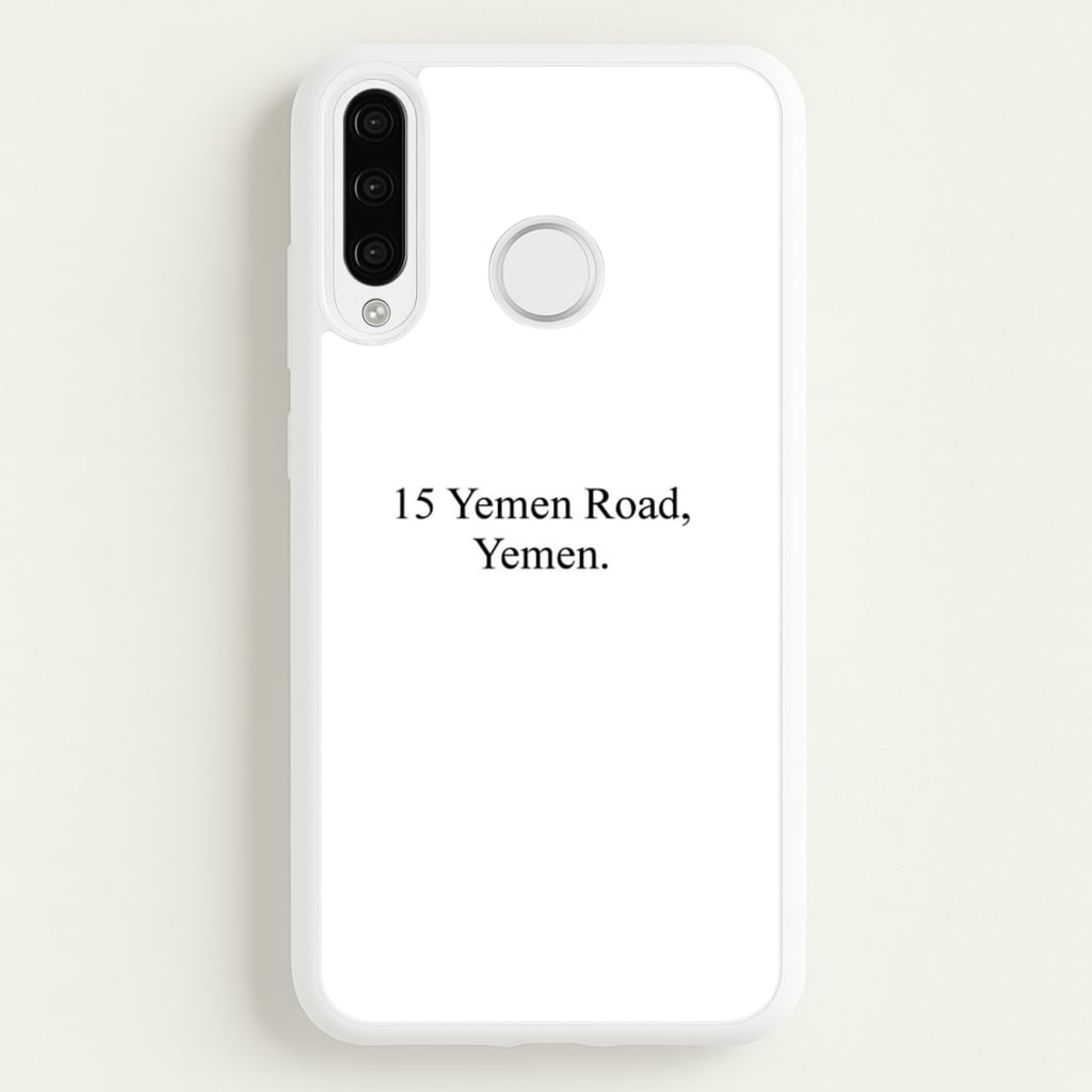 15 Yemen Road, Yemen  - Friends Phone Case for Huawei P30 Lite
