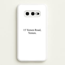 15 Yemen Road, Yemen  - Friends Phone Case for Galaxy S10e